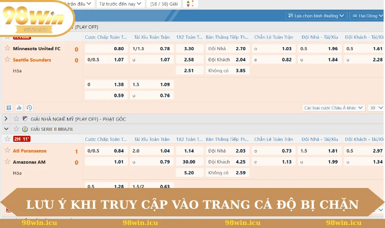 Cách Truy Cập Trang Cá Độ Khi Bị Chặn Hiệu Quả Nhất 3 Lưu ý quan trọng khi truy cập vào trang cá độ bị chặn