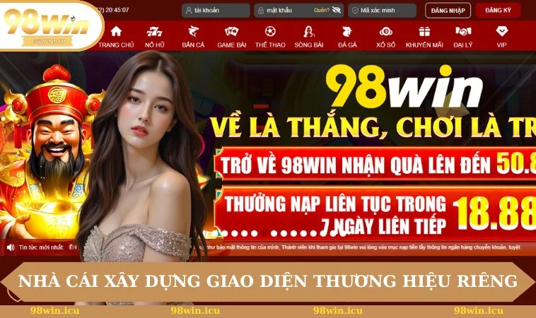 Trang chủ 3 Nhà cái xây dựng giao diện thương hiệu độc đáo riêng