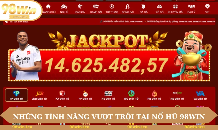 Nổ Hũ 98WIN 2 Những tính năng vượt trội tại nổ hũ 98WIN