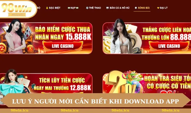 Khuyến Mãi 98WIN 3 Theo dõi 98WIN để không bỏ lỡ ưu đãi